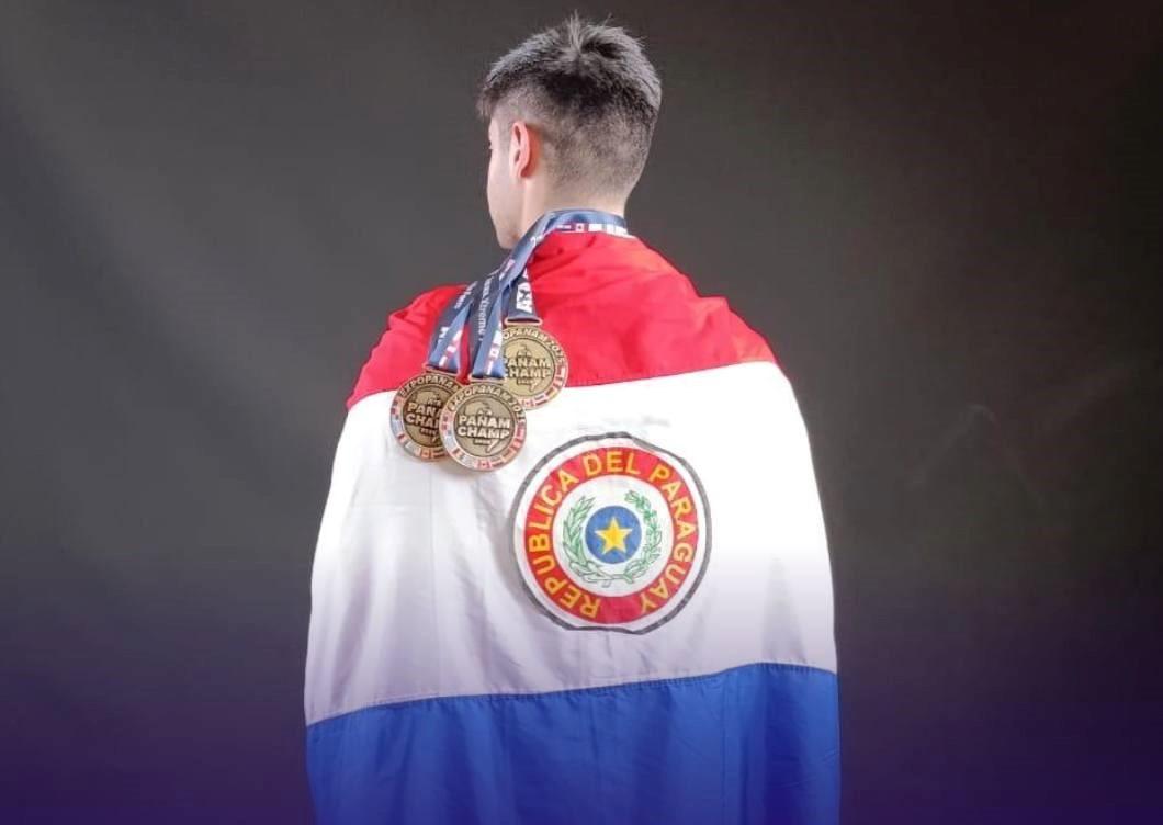 Axel Ríos Bordón, orgullo del taekwondo paraguayo, campeón panamericano