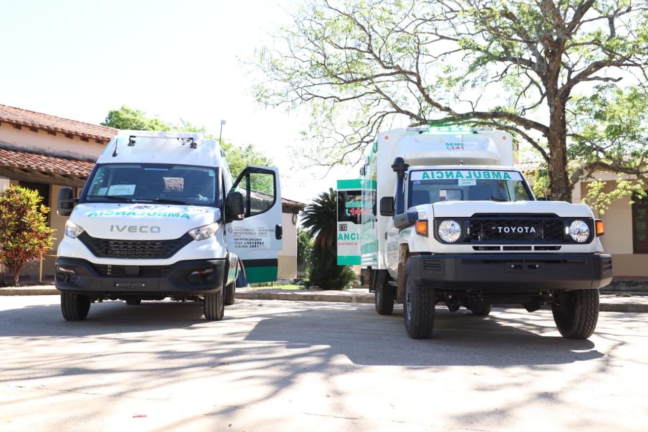 Fortalecen el sistema de salud con unidades totalmente equipadas para emergencias